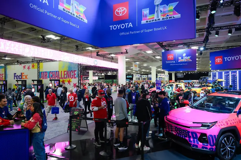 SAN-FRANCISCO-CALIFORNIA-FEBRUARY-3-Fans-visit-Moscone-Center-for-Super-Bowl-Experience-and-fun-activities-in-San-Francisco-California-United-States-on-February-3-2026