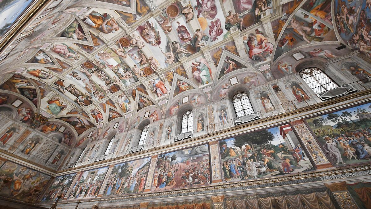 Entwurf-f-r-Libysche-Sibylle-Fu-Skizze-f-r-Decke-in-sixtinischer-Kapelle-ist-teuerster-Michelangelo