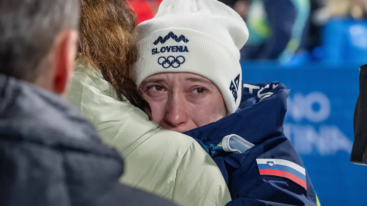 OLYMPICS-Winter-Olympic-Games-Olympische-Spiele-Olympia-OS-Milano-Cortina-2026-VAL-DI-FIEMME-ITALY-07-FEB-26-OLYMPICS-Ski-jumping-Skispringen-Ski-nordisch-Winter-Olympic-Games-Milano-Cortina-2026-individual-normal-hill-women-Image-shows-Nika-Prevc-SLO