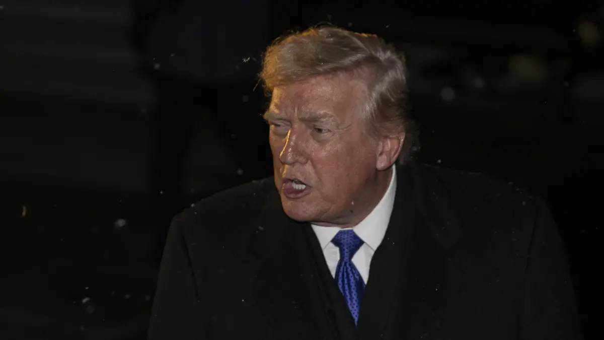 WASHINGTON-DC-UNITED-STATES-FEBRUARY-6-United-States-President-Donald-Trump-speaks-to-the-press-before-departing-the-White-House-en-route-to-Palm-Beach-Florida-on-February-6-2026-in-Washington-DC-United-States