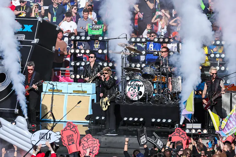 Green-Day-performs-during-the-kick-off-at-Levis-Stadium-during-Super-Bowl-LX-in-Santa-Clara-California-on-February-8-2026-Super-Bowl-LX-takes-place-on-February-8-2026-between-the-New-England-Patriots-and-the-Seattle-Seahawks