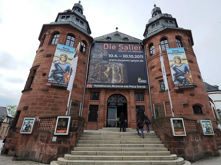 Das Historische Museum der Pfalz in Speyer. Vom 10. April bis 30. Oktober zeigt es eine Ausstellung über die Salier.