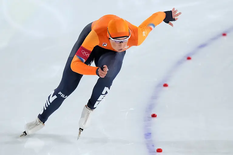 Olympia-Olympische-Winterspiele-Mailand-Cortina-2026-Eisschnelllauf-1000m-Jutta-Leerdam-aus-den-Niederlanden-in-Aktion