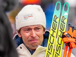 Anterselva Italy 20260210 Sturla Holm L%C3%A6greid From Norway After The Men S 20km Biathlon In Anterselva During The Winter Olympics In Milano Cortina 2026