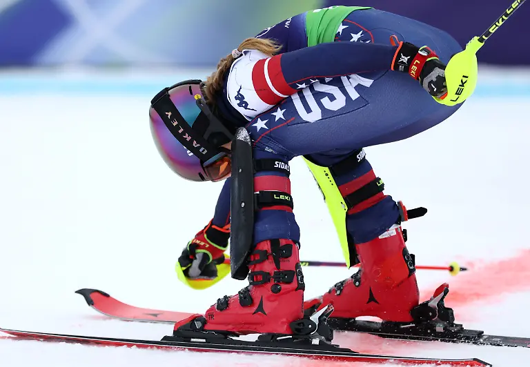 260210-CORTINA-D-AMPEZZO-Feb-10-2026-Xinhua-Mikaela-Shiffrin-of-the-United-States-crosses-the-finish-line-during-the-slalom-of-the-alpine-skiing-women-s-team-combined-at-the-Milan-Cortina-2026-Olympic-Winter-Games-in-Cortina-Italy-Feb-10-2026