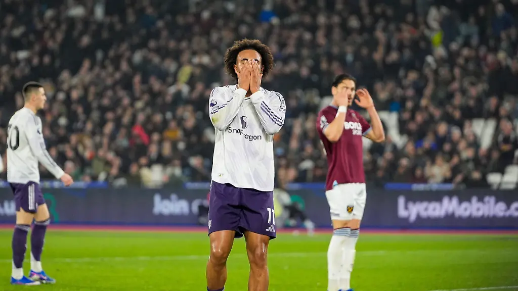 February-10-2026-London-England-United-Kingdom-Joshua-Zirkzee-of-Manchester-United-reacts-after-a-missed-chance-on-goal-during-the-Premier-League-match-West-Ham-United-vs-Manchester-United-at-London-Stadium-London-United-Kingdom-on-10-February-2026
