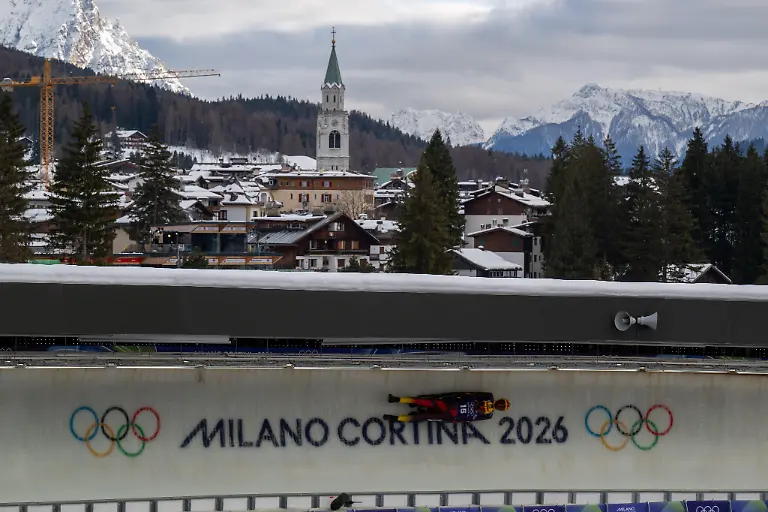 Eggert-Toni-and-Mueller-Florian-from-Germany-participate-in-the-Winter-Olympic-Games-Milano-Cortina-2026-at-the-Cortina-Sliding-Centre-on-February-9-2026-in-Cortina-Italy-Photo-by-Federico-Manoni-NurPhoto