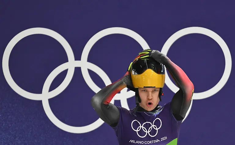 Olympia-Olympische-Winterspiele-Mailand-Cortina-2026-Skeleton-im-Cortina-Sliding-Centre-Felix-Keisinger-Deutschland-steht-am-Start