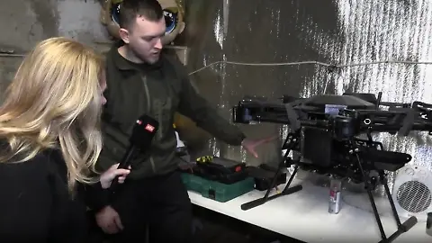 Ukraine-Drohnen-Werkstatt