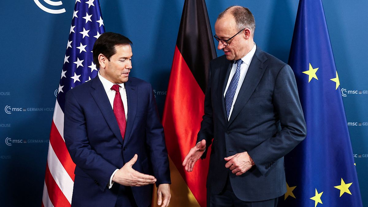 Rubio schlägt moderate Töne vor seiner Rede in München an