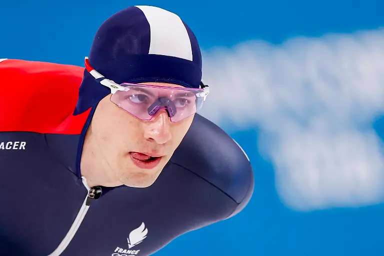 Timothy-Loubineaud-of-France-Men-s-10000m-Milano-Cortina-2026-Winter-Olympics-Day-7-Speed-skating-Eisschnelllauf-Milano-Cortina-2026-Winter-Olympics-Day-7-Milano-Speed-Skating-Stadium-February-13-2026-Milan-Italy