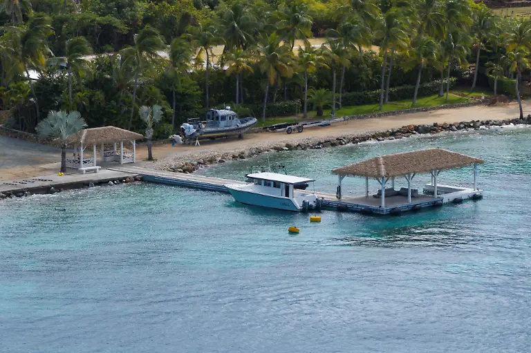A-drone-view-shows-boats-and-a-dock-on-Little-St-James-a-small-private-island-formerly-owned-by-the-late-financier-Jeffrey-Epstein-and-later-sold-by-his-estate-to-settle-lawsuits-in-the-U-S-Virgin-Islands-November-29-2025