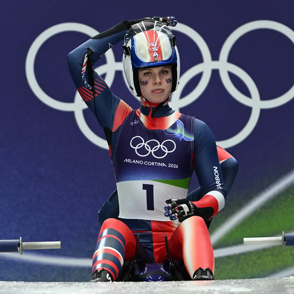 Chevronne-Forgan-and-Sophia-Kirkby-of-Team-USA-compete-in-the-Women-s-Doubles-Run-1-on-day-five-of-the-Milano-Cortina-2026-Winter-Olympic-games-at-Cortina-Sliding-Centre-in-Cortina-d-Ampezzo-Italy-February-11-2026