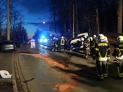 Sachsen: Frontalzusammenstoß: Sechs Schwerverletzte