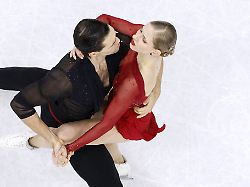 Minerva Fabienne Hase R And Nikita Volodin Of Germany Perform In The Pairs Figure Skating Short Program At The Milan Cortina Olympics At Milano Ice Skating Arena In Milan On Feb 15 2026