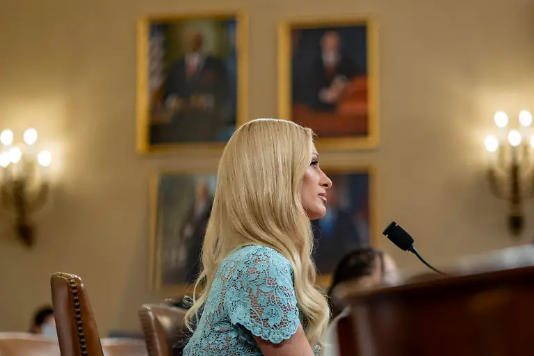 Paris-Hilton-Lived-Experience-Advocate-and-CEO-11-11-Media-testifies-before-the-House-Committee-on-Ways-and-Means-during-a-hearing-titled-Strengthening-Child-Welfare-and-Protecting-Americas-Children-on-Capitol-Hill-in-Washington-DC-on-Wednesday-June-26-2024