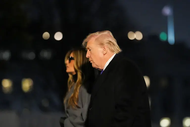 U-S-President-Donald-Trump-and-U-S-first-lady-Melania-Trump-arrive-on-the-South-Lawn-of-the-White-House-in-Washington-D-C-U-S-February-16-2026