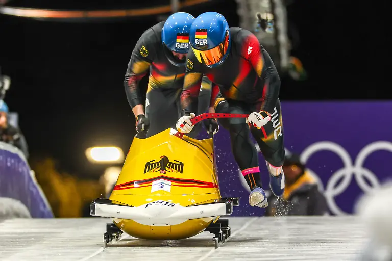Ger-Friedrich-Francesco-Schuller-Alexander-during-the-Olympic-Winter-Milano-Cortina-2026-Bobsleigh-2-man-on-February-17-2026-at-Cortina-Sliding-Centre-in-Cortina-Italy