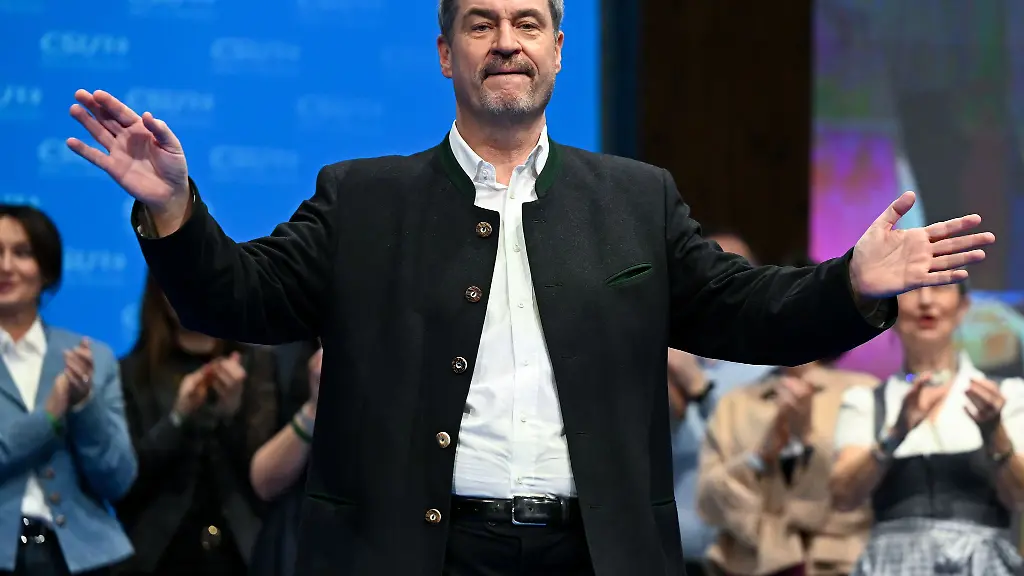 CSU-Chef-Markus-Soeder-sprach-auf-der-groessten-Aschermittwochs-Versammlung-in-Passau