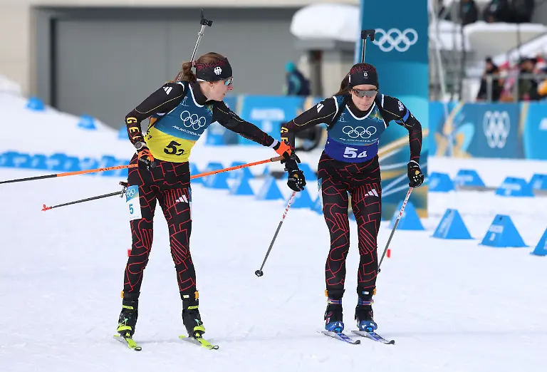 Cortina-D-ampezzo-Bolzano-Italy-Olympic-Games-Milan-Cortina-2026-Biathlon-Women-s-4-x-6km-Relay-Janina-HETTICH-WALZ-Vanessa-VOIGT-GER-Anterselva-Italy-February-18-2026