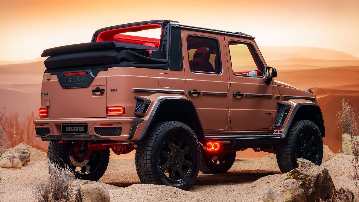 Biest für eine Million Euro: Fahrt im viertürigen Brabus XL 800 Cabrio - G-Klasse mal luftig