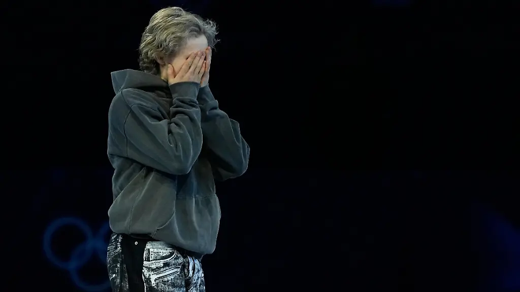 Ilia-Malinin-of-the-United-States-reacts-after-his-performance-during-the-figure-skating-exhibition-at-the-2026-Winter-Olympics-in-Milan-Italy-Saturday-Feb-21-2026