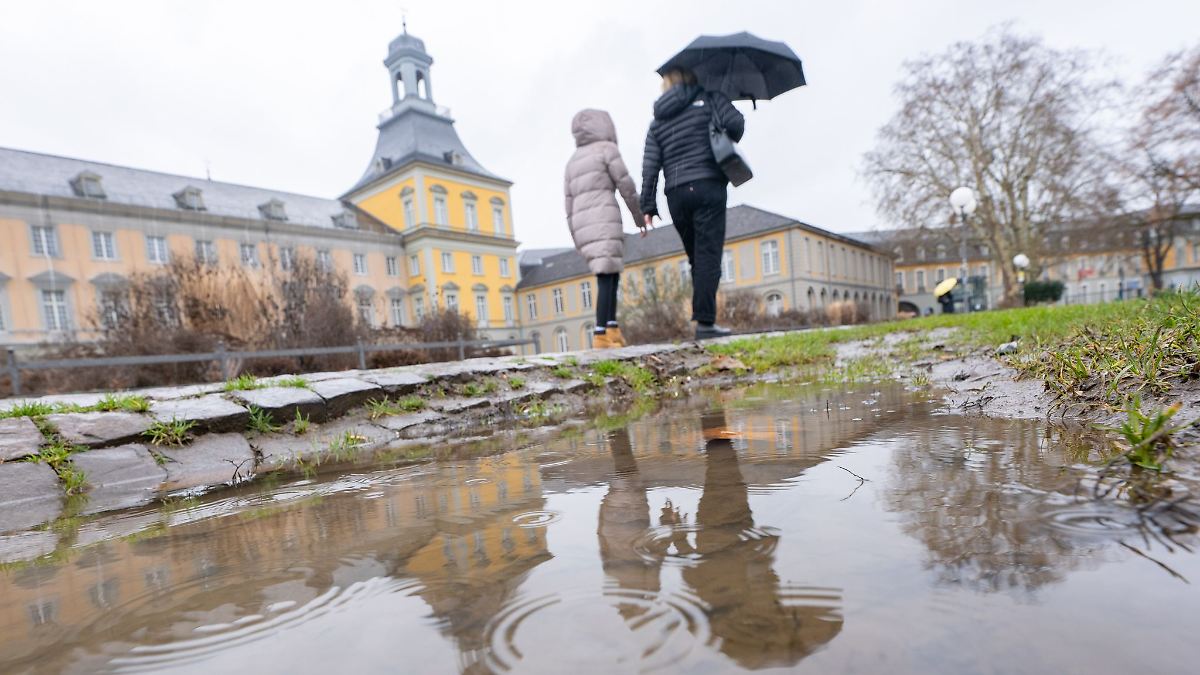 Frühlingshafte Temperaturen - aber weiter Regen