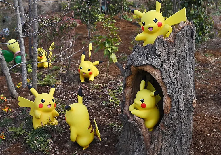 PokePark-Kanto-a-new-permanent-facility-themed-on-the-popular-Pokemon-game-and-anime-franchise-is-shown-to-the-media-at-Yomiuriland-in-Inagi-Tokyo-Monday-Jan-26-2026-ahead-of-its-opening-Feb-5-The-image-shows-the-Pokemon-Forest-area-inside-the-park