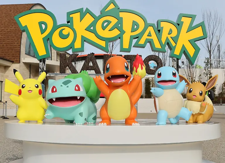 A-photo-shows-the-PokePark-Entrance-Plaza-of-PokePark-Kanto-unveiled-at-a-media-preview-at-Yomiuriland-in-Inagi-City-Tokyo-Japan-on-January-26-2026-PokePark-Kanto-the-first-permanent-outdoor-facility-themed-around-the-popular-Pokemon-video-game-will-open-on-February-5-at-Yomiuriland-Amusement-Park-Inagi-City-Tokyo-and-Kawasaki-City-Kanagawa-Prefecture-It-covers-approximately-2-6-hectares-26-000-square-meters-and-features-areas-that-use-nature-such-as-Pokemon-Forest-where-over-600-Pokemon-live-along-a-500-meter-walking-path