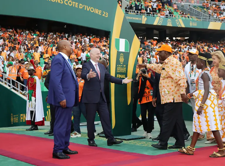 Football-2023-Africa-Cup-of-Nations-Finals-Nigeria-v-Cote-dlvoire-Alassane-Ouattara-Stadium-Abidjan-Cote-dIvoire