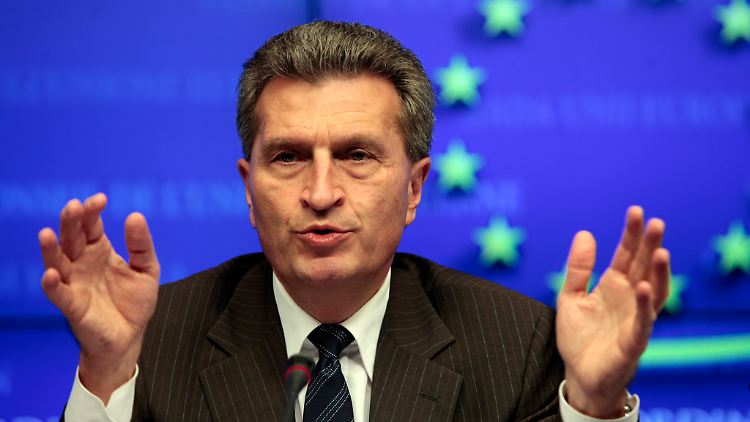 Günther Oettinger, EU-Kommissar für Energie