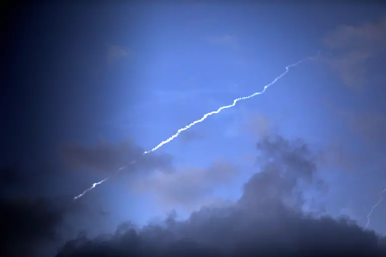 HEBRON-WEST-BANK-FEBRUARY-28-Some-of-the-missiles-fired-from-Iran-are-intercepted-and-destroyed-in-the-air-by-Israeli-defense-systems-over-the-skies-of-of-Hebron-West-Bank-on-February-28-2026-The-Israeli-military-announced-that-Iran-had-launched-its-11th-wave-of-missile-attacks-in-retaliation-for-US-Israeli-strikes