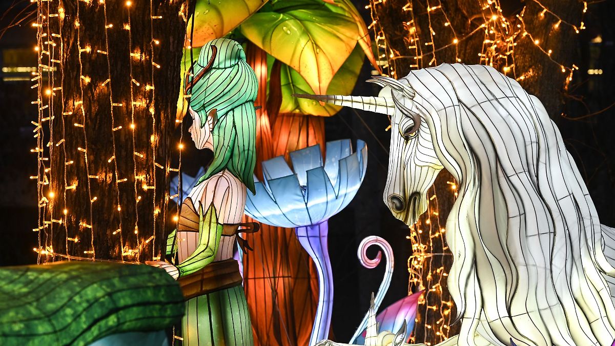 Magische Lichterwelten im Bergzoo Halle enden