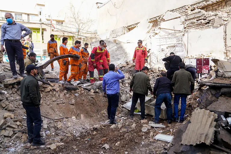 A-view-shows-the-aftermath-of-an-Israel-and-the-U-S-strike-on-a-building-in-Tehran-Iran-February-28-2026