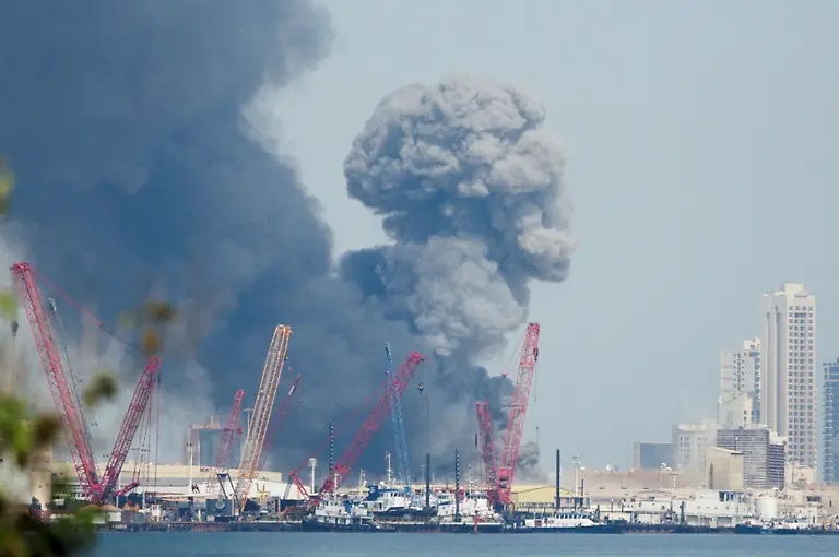 Smoke-rises-in-the-sky-after-blasts-were-heard-in-Manama-Bahrain-February-28-2026