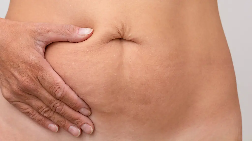 Cropped-woman-hand-on-right-side-of-stomach-to-show-pain-or-symptom-there-48871732