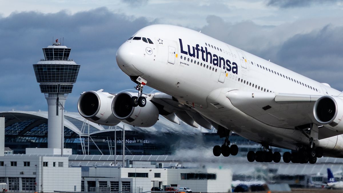 Lufthansa-A380 verlässt Abu Dhabi ohne Passagiere