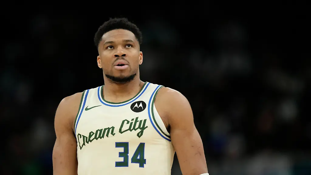 Milwaukee-Bucks-Giannis-Antetokounmpo-looks-on-during-the-second-half-of-an-NBA-basketball-game-against-the-Boston-Celtics-Monday-March-2-2026-in-Milwaukee