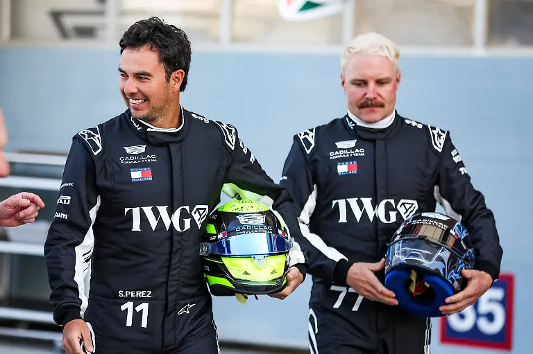 Manama-Bahrain-F1-Bahrain-2026-Test-No-11-Sergio-Perez-MEX-Cadillac-Formula-1-Team-CA01-Ferrari-No