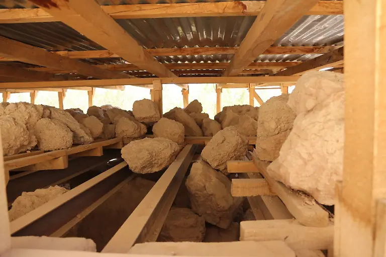 Archaeological-remains-of-the-Bamian-Valley-BAMYAN-AFGHANISTAN-OCTOBER-1-A-view-of-Bamian-Valley-in-Bamyan-Afghanistan-on-October-1-2021-In-the-valley-at-the-end-of-the-10th-century-AD-there-was-a-Buddhist-culture-in-which-several-thousand-Buddhist-monks-lived-in-caves-carved-into-the-mountain-The-55-and-38-meters-high-standing-Buddha-statues-are-two-of-the-best-known-monuments-left-from-the-Buddhists-which-were-then-destroyed-by-the-Taliban-in-2001-The-historical-statues-continue-to-be-a-frequent-destination-for-local-tourists-despite-the-unfinished-restoration-work-Bamian-Afghanistan-Editorial-use-only-Please-get-in-touch-for-any-other-usage