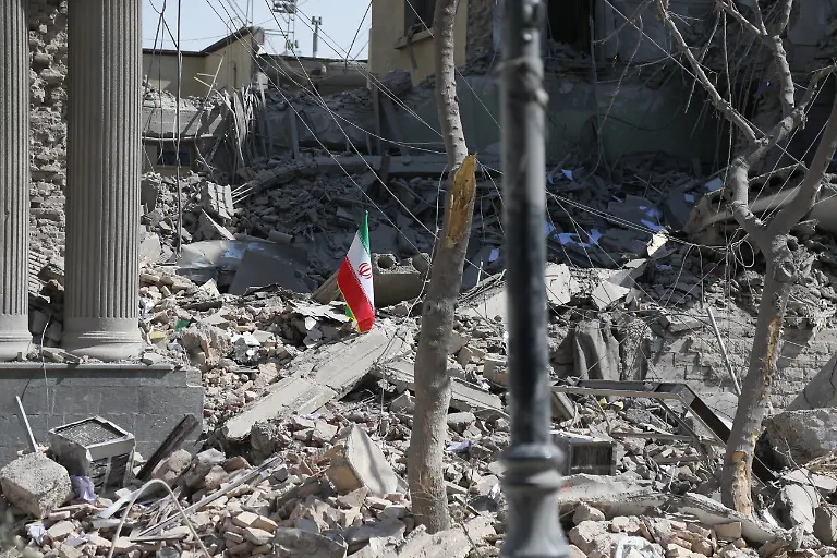 260304-TEHRAN-March-4-2026-Xinhua-The-ruins-of-buildings-are-pictured-in-Tehran-Iran-March-4-2026