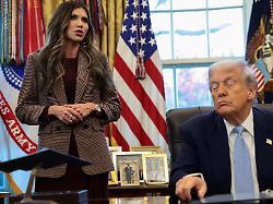 "MAGA-Krieger" soll nachfolgen: Trump beruft umstrittene Heimatschutzministerin Kristi Noem ab