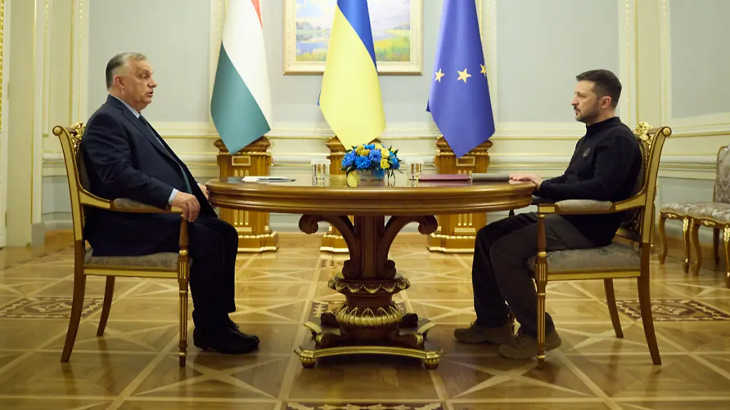 Praesident-Wolodymyr-Selenskyj-empfaengt-Ungarns-Ministerpraesident-Viktor-Orban-am-02-07-2024-in-Kiew