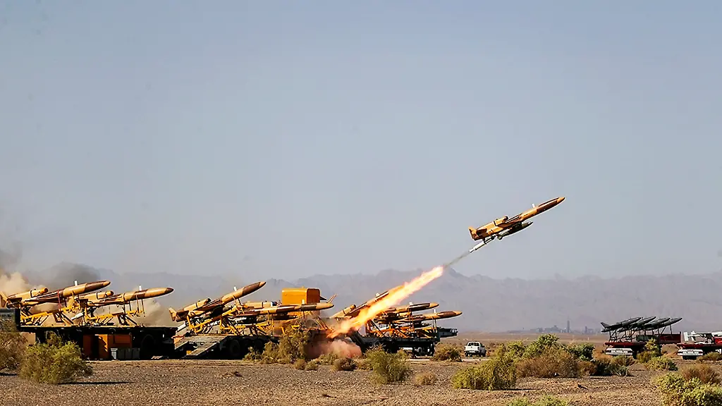 Iranas-Islamic-Republic-Army-has-started-nationwide-of-a-series-ofA-drone-exercisesA-across-the-country-amid-fears-that-the-country-may-look-to-export-them-to-countries-such-as-Russia-The-military-exercises-that-commenced-on-August-24-A-dozens-of-unmanned-aerial-vehiclesA-UAVs-will-be-sent-from-different-points-and-bases-from-distances-of-up-to-1-000-kilometers-away-including-underground-drone-bases-to-carry-out-their-missions-In-recent-years-Iran-has-become-a-prolific-drone-producer-Its-fleet-includes-long-endurance-surveillance-and-attack-platforms-like-the-Shahed-129-so-called-asuicidea-drones-that-are-effectively-slow-cruise-missiles-and-stealth-drones-for-penetrating-well-defended-airspace-Iran-has-also-supplied-UAVs-to-its-proxies-in-the-Middle-East-and-employed-them-during-reconnaissance-sabotage-and-attack-missions-in-the-region-Some-Western-officials-fear-Iranian-made-drones-could-end-up-in-the-hands-of-Russia-which-is-facing-Western-sanctions-and-international-isolation-because-of-its-war-in-Ukraine-Iran-25-A-8-2022-Photo-by-SalamPix-ABACAPRESS