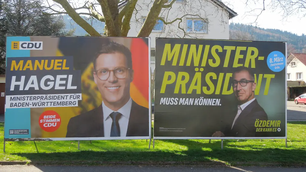 Germany-Freiburg-March-2-2026-Election-in-Baden-Wuerttemberg-The-next-election-to-the-Landtag-of-Baden-Wuerttemberg-is-scheduled-to-take-place-on-8-March-2026-Election-posters-for-CDU-and-Green-party-in-Freiburg