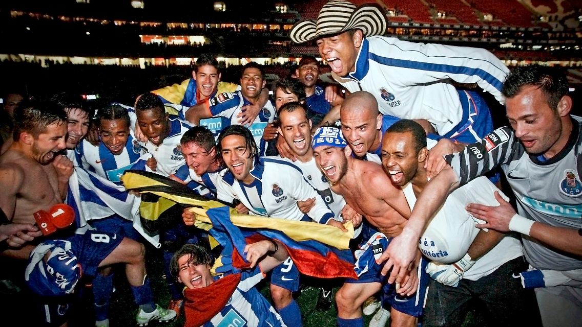 So feiert der Meister: Die Spieler des FC Porto feierten bereits fünf Spieltage vor dem Ende der Saison.