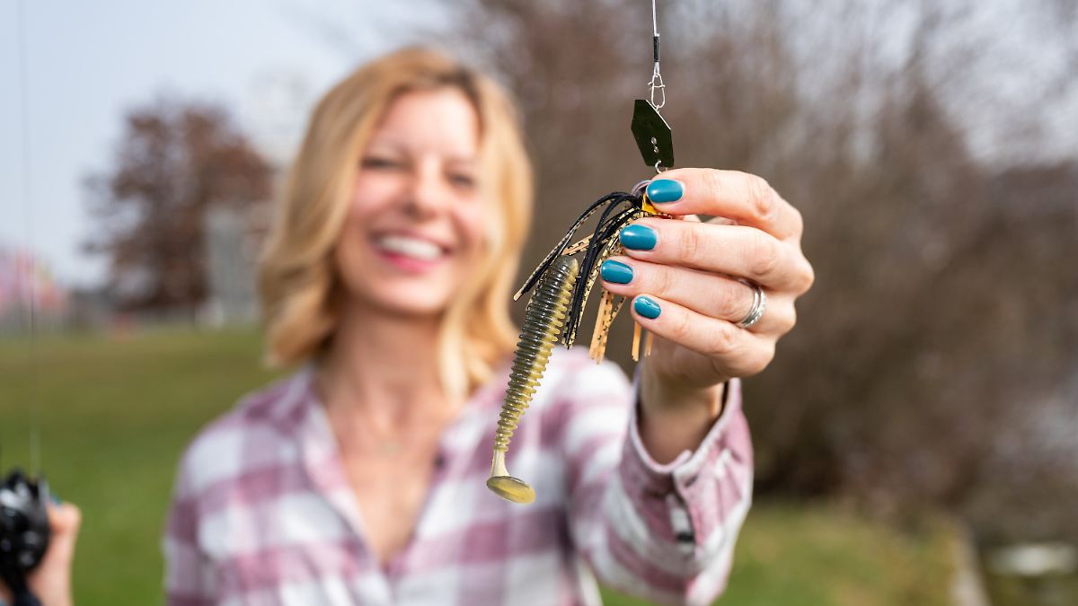 Immer mehr Frauen angeln