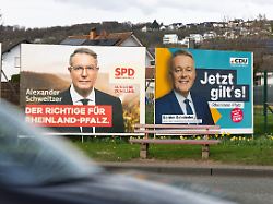 Zehn Tage vor Landtagswahl: Umfrage sieht CDU knapp vor SPD in Rheinland-Pfalz