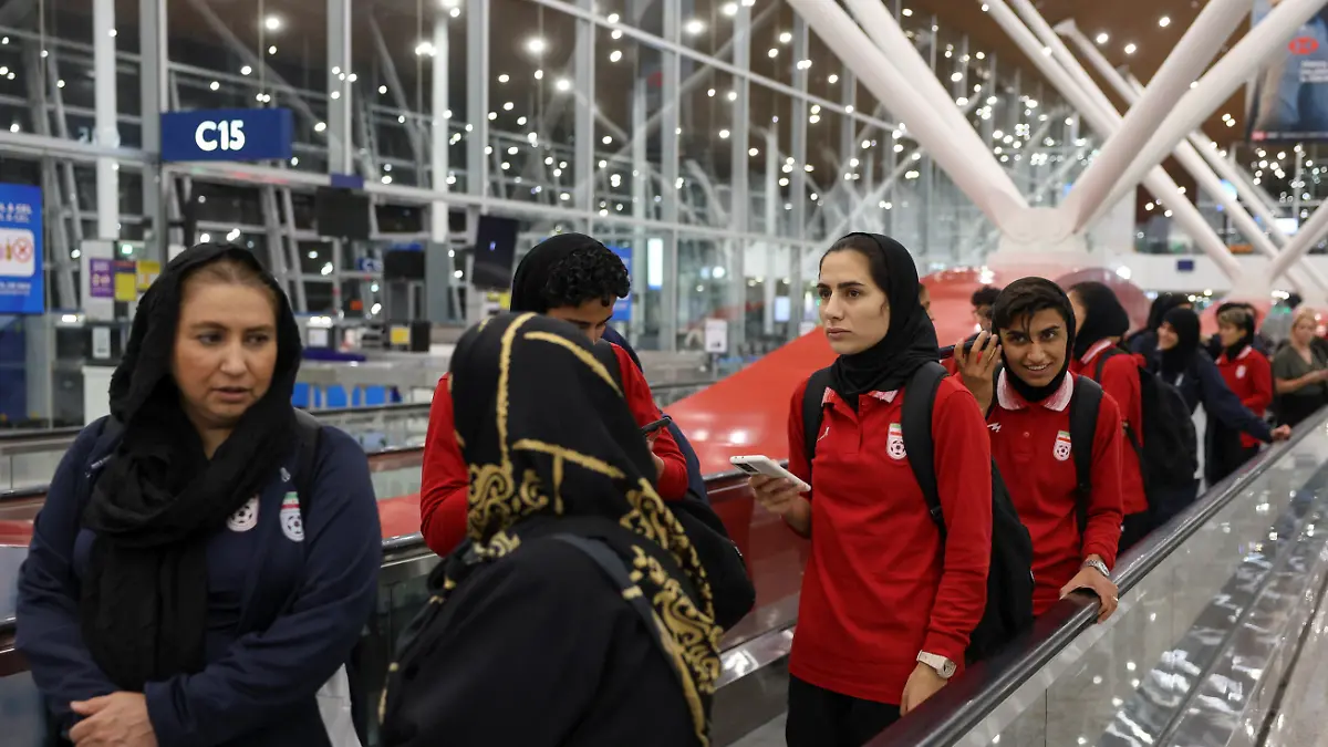 Members-of-the-Iranian-women-s-national-soccer-team-arrive-at-Terminal-1-of-Kuala-Lumpur-International-Airport-after-attending-a-match-in-Group-A-of-the-AFC-Women-s-Asian-Cup-in-Australia-at-Sepang-Malaysia-March-11-2026