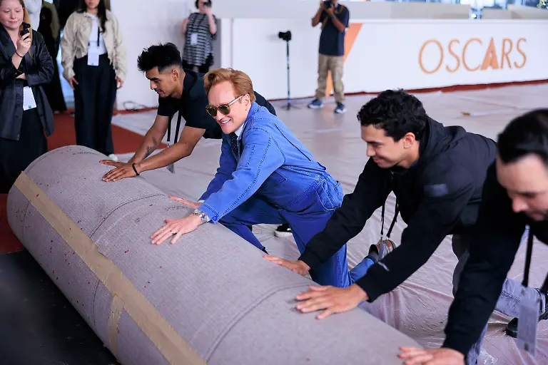 March-11-2026-Hollywood-California-USA-98th-Oscars-host-Conan-OA-a-a-Brien-rolls-out-the-Red-Carpet-on-Wednesday-March-11-2026-at-the-Dolby-Theater-in-Hollywood-California-for-the-upcoming-Academy-Awards